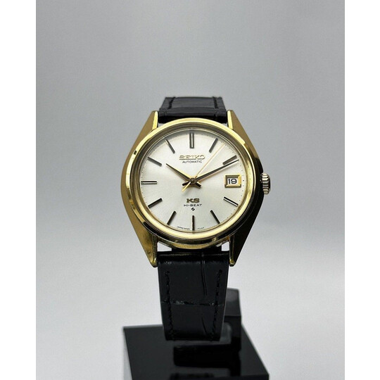 37mm • 1974 King Seiko 56KS 5625-7113 Gold Plated Automatic Hi-Beat